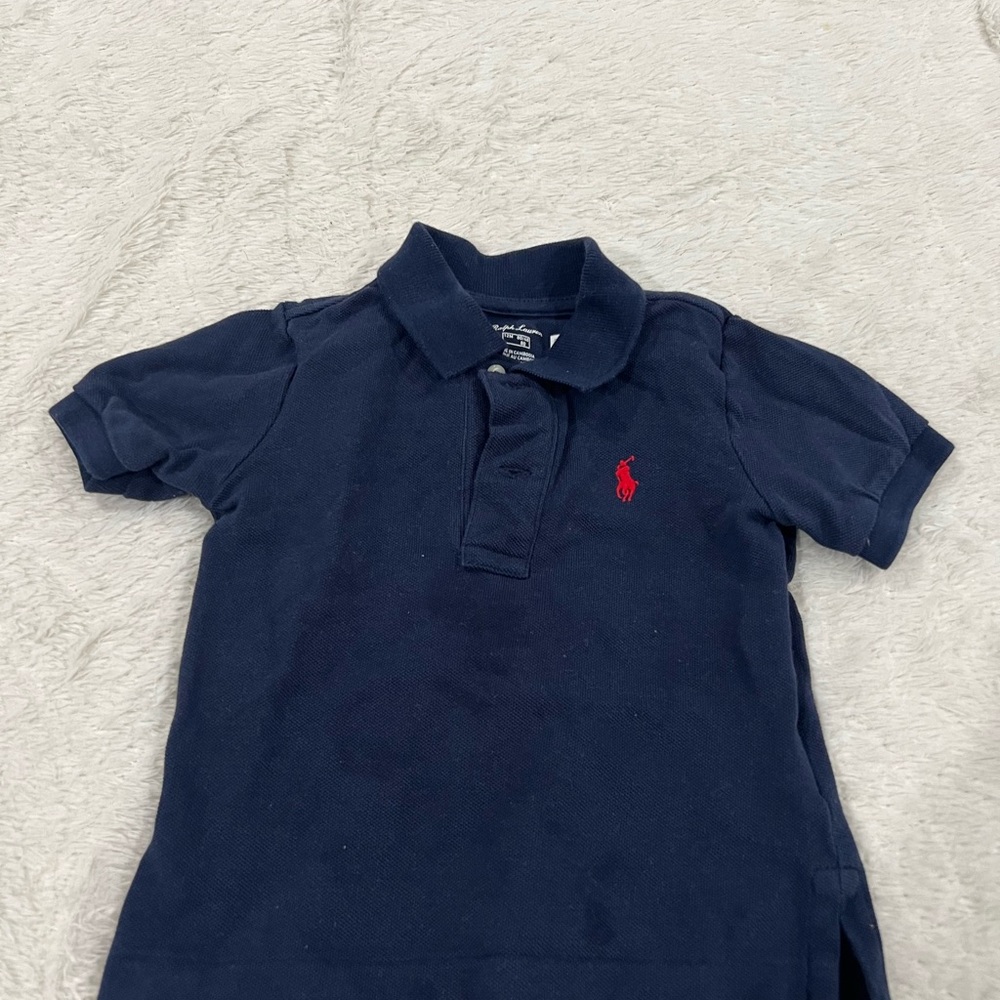 Navy Blue Kids Polo Shirt
